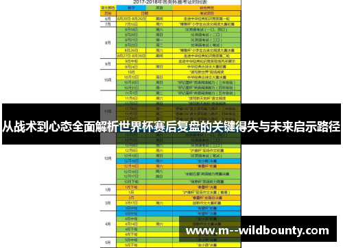 从战术到心态全面解析世界杯赛后复盘的关键得失与未来启示路径
